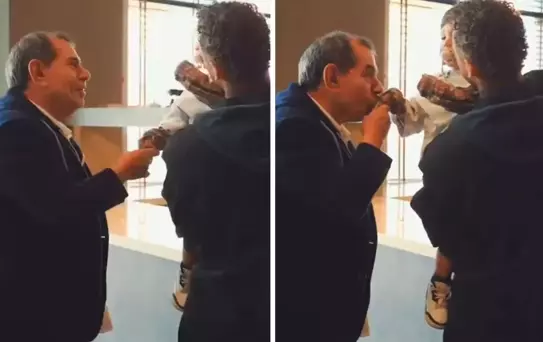 Dursun Özbek ve Noa Lang'ın beğeni yağan buluşması 