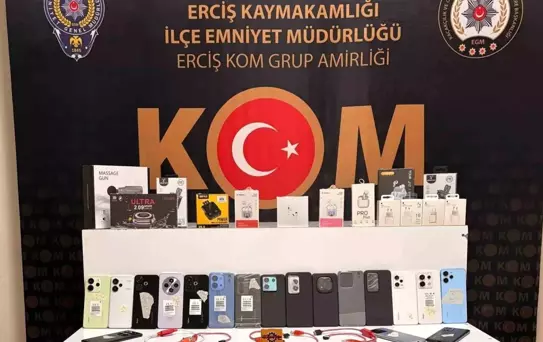 Erciş'te Kaçak Malzeme Operasyonu