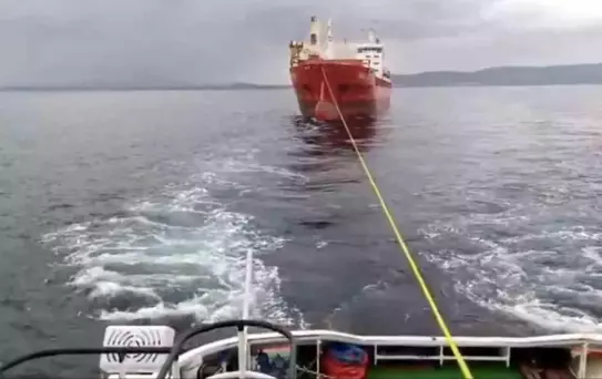 Çanakkale Boğazı'nda Gemi Arızası