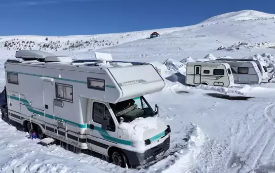 Erciyes Dağı, Karavan tutkunlarının yeni kış rotası haline geldi