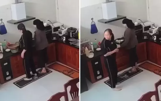 Ölüm meleğini mi gördü? Mutfakta can veren kadının son anlarına bakın