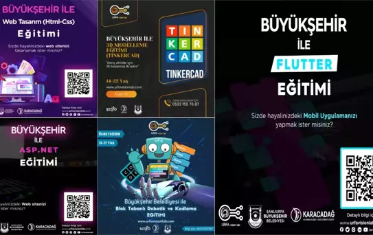 ŞANLIURFA BÜYÜKŞEHİR BELEDİYESİ, GENÇLERİ YAZILIM VE TEKNOLOJİYLE BULUŞTURUYOR