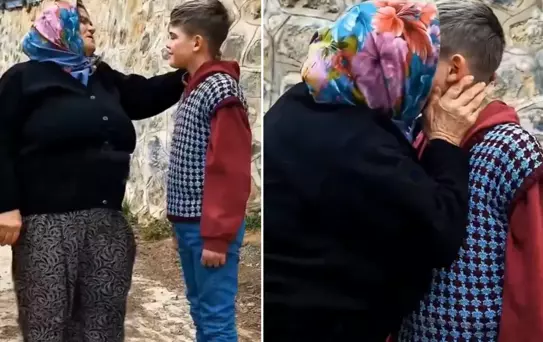 Şehit edilen oğlunun benzeri ile buluşan Ayşe Bülbül'ün sözleri yürekleri dağladı