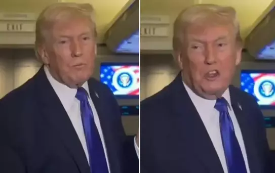 Trump'ın cevap vermek istemediği soru! Yüzünün rengi değişti