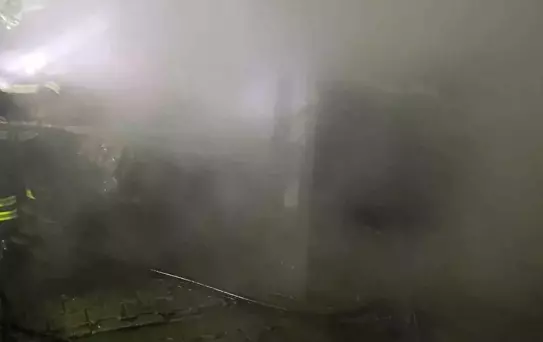 Güroymak'ta korkutan yangın