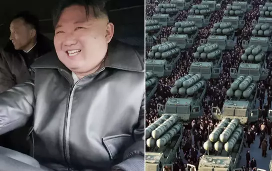 Kim 'Dünyanın en güçlüsü' dediği yeni roketini tanıttı