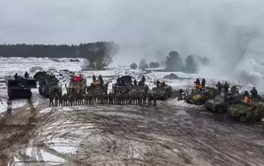 Türk İstihkam Birliği Almanya'da Tatbikatta