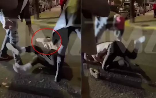 Olay görüntü! Ünlü oyuncu çıkan kavgada ağır şekilde darbedildi