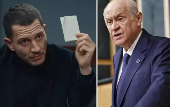 Türk televizyon tarihine geçecek sahne! Uraz Kaygılaroğlu, diziden Bahçeli'ye mesaj gönderdi