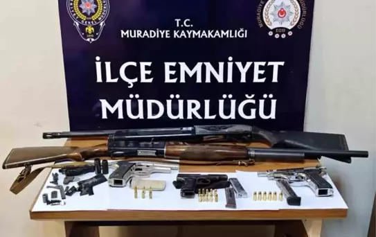 Van'da Silah ve Mühimmat Ele Geçirildi