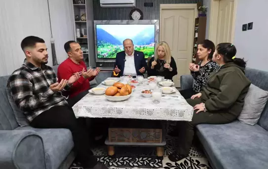 Başkan Demirçalı, iftarda Ateş ailesinin misafiri oldu