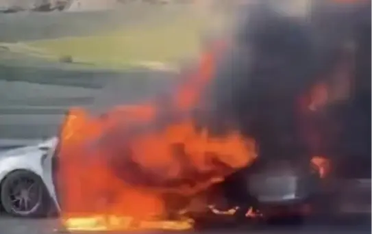 Çatalca'da Otomobil Yangını