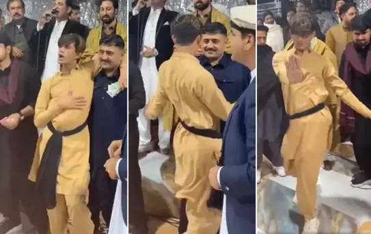 Geleneğiniz batsın! Düğünde genç erkeğe yaptırdıklarına bir bakın