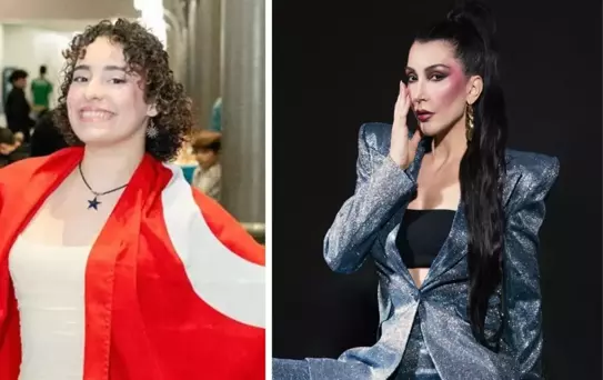 Hande Yener'den Dünya Şampiyonu Ayşe Naz'a tebrik
