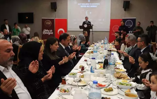 Hatay'da şahit aileleri ve gaziler iftar sofrasında buluştu