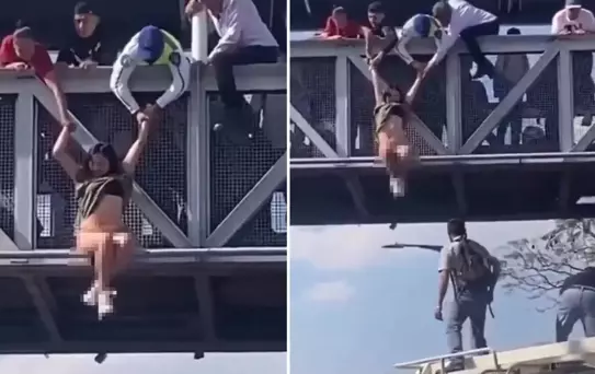 İntihar etmek isteyen genç kadın için seferber oldular