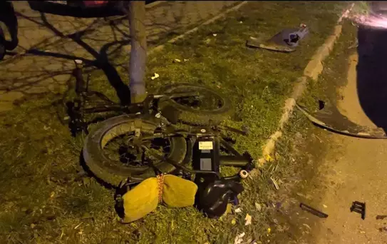 Eskişehir'de Araç Bisiklete Çarptı