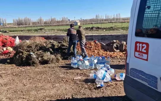 Çorum'da 180 Litre Kaçak Alkol İmha Edildi