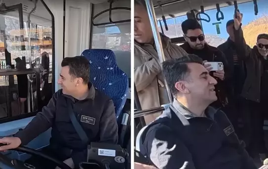 Direksiyonda bir vali! Vatandaşlarla sohbet etti, o anlar kameralara yansıdı