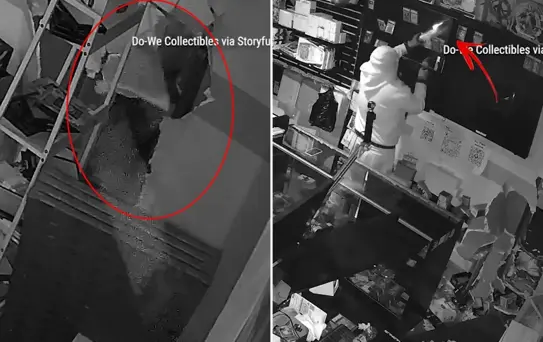 Duvarı kırıp bir sürü elektronik eşya varken tek bir şey çaldılar! Değeri 8 milyon TL