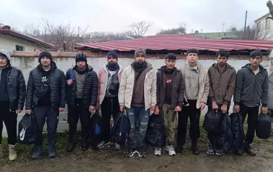 Edirne'de 9 Kaçak Göçmen Yakalandı