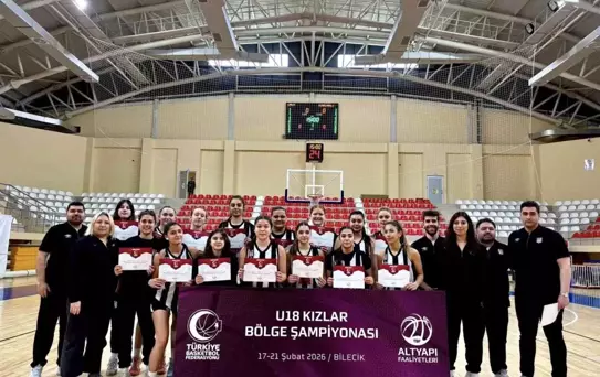 Bilecik'te U18 Kızlar 1. Bölge Şampiyonası tamamlandı