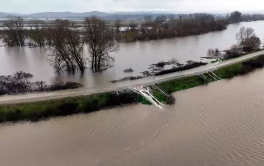 Edirne'de Nehirlerde Taşkın Alarmı