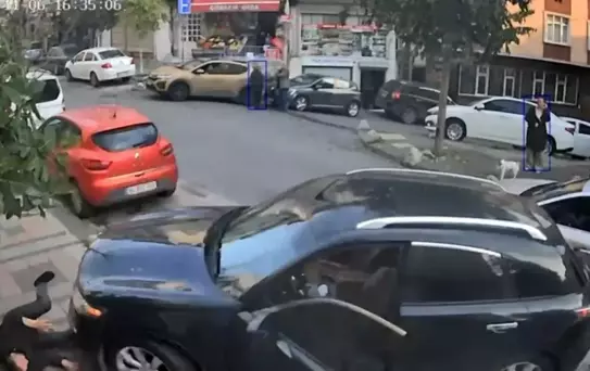 Kağıthane'de Sürücüsüz Araç Kazası