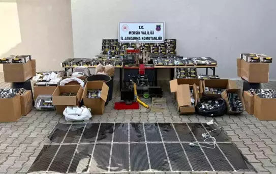 Mersin'de Kaçak Sigara Operasyonu