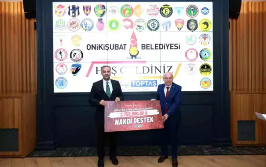 Onikişubat Belediyesi'nden amatör spora destek