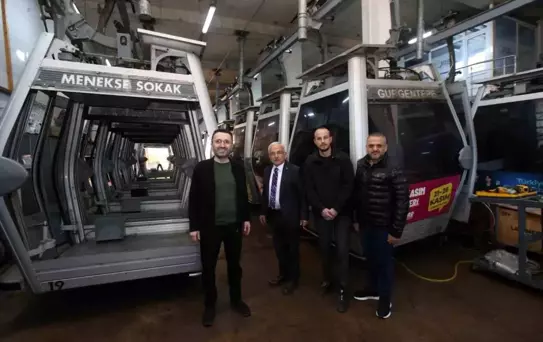 Ordu'da teleferikte bakım zamanı