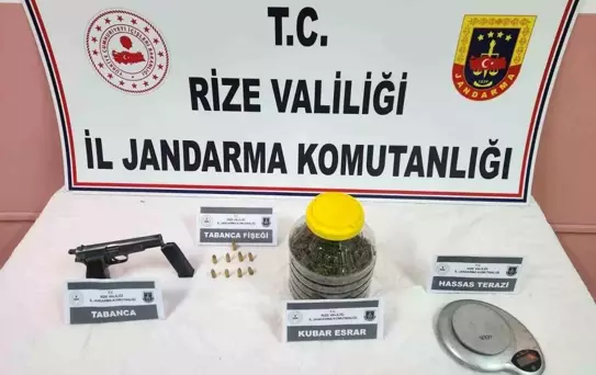 Rize'de Uyuşturucu Operasyonu: 2 Gözaltı