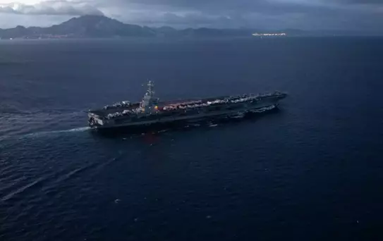 ABD'nin dev uçak gemisi Türkiye'nin yanı başında