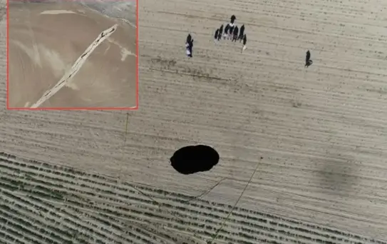 Aksaray'da korkutan obruk tehlikesi! 9'u büyük 86 obruk var