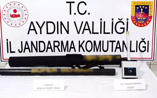 Aydın'da Kaçak Define Arayan 5 Şüpheli Yakalandı