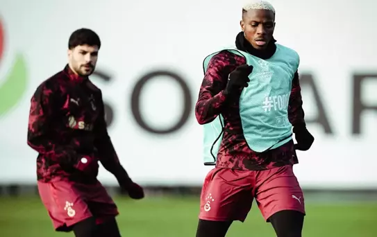Galatasaray'da Osimhen sevinci