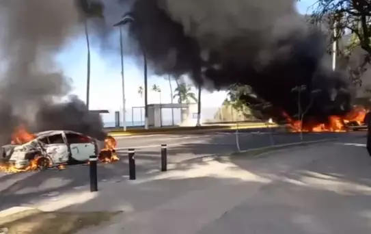 Meksika'dan iç savaşı andıran görüntüler