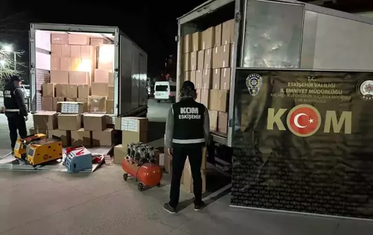 Eskişehir'de Kaçak Tütün Operasyonu