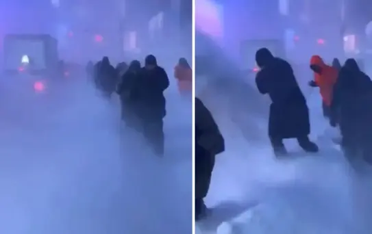 Kıyametin fragmanı kar kalınlığının 49 santime ulaştığı New York'tan geldi