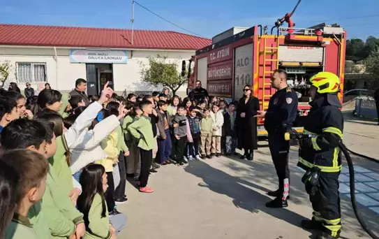 Nazilli'de Öğrencilere Yangın Eğitimi