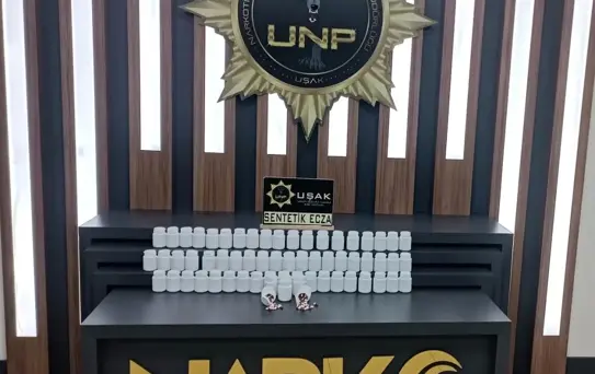 Uşak'ta Uyuşturucu Operasyonu: 3 Tutuklama