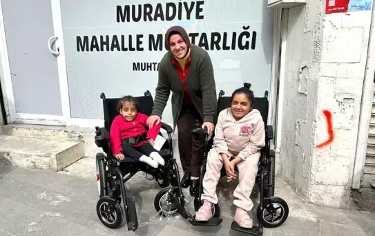 Diyarbakır'da Engelli Kızlara Akülü Sandalye