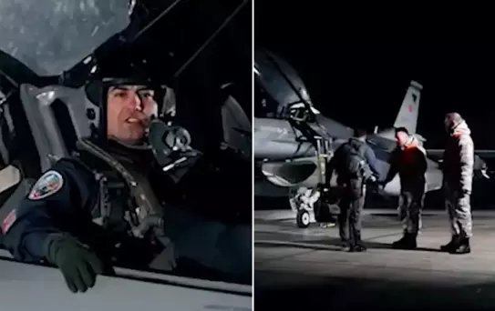 Balıkesir'de F-16 düştü, şehit pilottan geriye bu görüntü kaldı