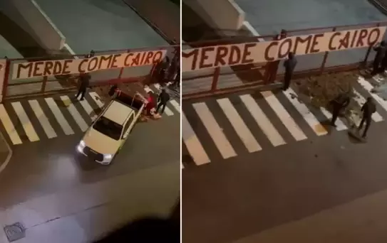 Takımın performansından memnun olmayınca tesislerin girişine dışkı bıraktılar