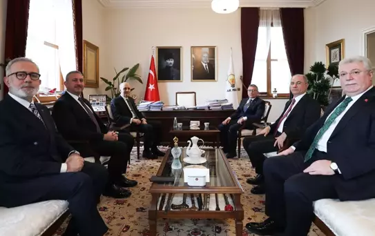TBMM Başkanı Kurtulmuş'tan AK Parti ve Yeni Yol'a ziyaret