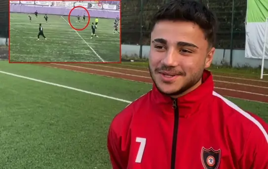 Yok böyle gol! 55 metreden ağları sarsan oyuncu o anları anlattı