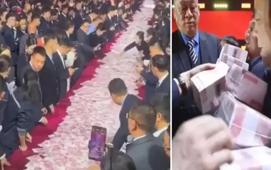 26 milyon doları masaya serdi, işçilerine 'Taşıyabildiğiniz kadar alın' dedi