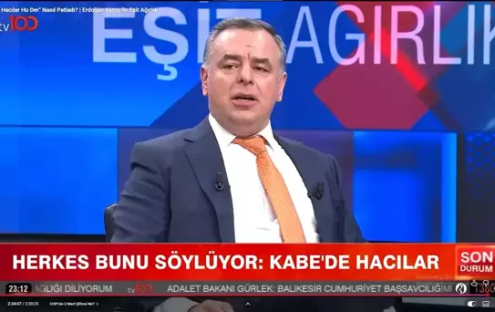 Barış Yarkadaş'tan 'Kabe'de hacılar' performansı