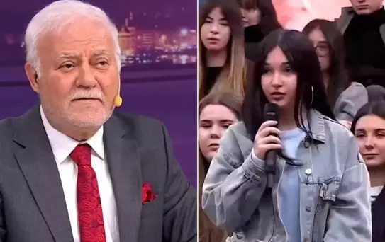 Genç kızdan Nihat Hatipoğlu'na ilginç soru! Dakikalarca anlayamadı