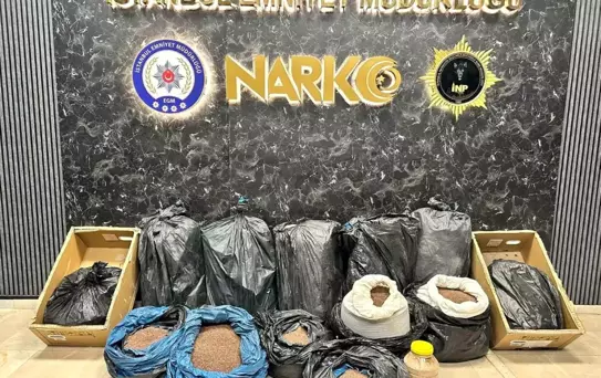 İstanbul'da kahveye emdirilmiş 374 kilo 600 gram uyuşturucu madde ele geçirildi